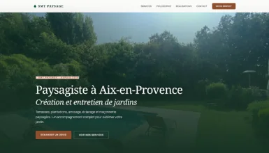 SMT Paysage — site vitrine professionnel